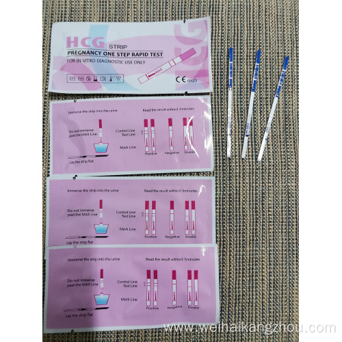One Step HCG Pregnancy Test strip